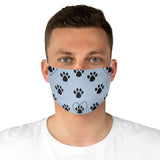 Paw Print FBC Blue Fabric Face Mask