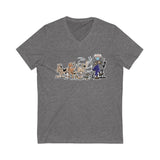 The Bern With Hounds FBC Unisex Jersey Short Sleeve V-Neck Tee