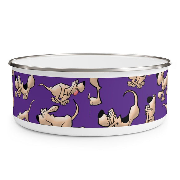 2021 Bloodhound FBC Purple Enamel Bowl