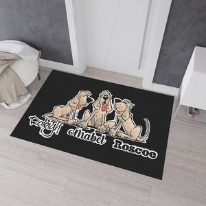 Three Red Hounds Heavy Duty Floor Mat