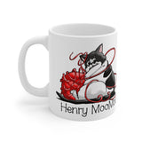 Henry MooMoo White Ceramic Mug | The Bloodhound Shop