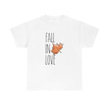 Fall In Love Design Unisex Heavy Cotton Tee