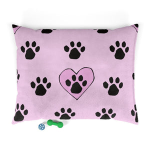 Paw Print FBC Pink Pet Bed