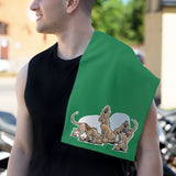 Trig Hounds Official FBC Rally Towel, 11x18 Green
