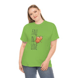 Fall In Love Design Unisex Heavy Cotton Tee | The Bloodhound Shop