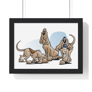 Trig Hounds FBC Premium Framed Horizontal Poster