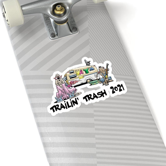 Trailin' Trash 2021 FBC Kiss-Cut Stickers