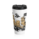 Lost and Found Hounds Stainless Steel Travel Mug - The Bloodhound Shop