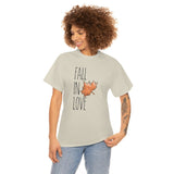 Fall In Love Design Unisex Heavy Cotton Tee