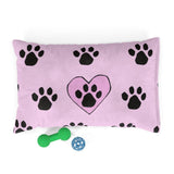 Paw Print FBC Pink Pet Bed