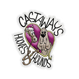 Castaways Hooves & Hounds Kiss-Cut Stickers