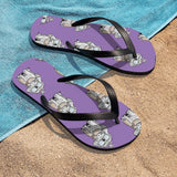 2021 Louis Vuitton Maltese FBC Unisex Flip-Flops
