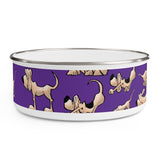 2021 Bloodhound FBC Purple Enamel Bowl