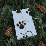 Heart and Paw Design Gift Wrap Paper, 1pc | The Bloodhound Shop