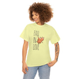 Fall In Love Design Unisex Heavy Cotton Tee