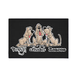 Three Red Hounds Heavy Duty Floor Mat | The Bloodhound Shop