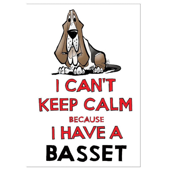 Keep Calm Basset Hound - The Bloodhound Shop