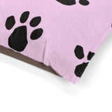 Paw Print FBC Pink Pet Bed