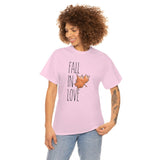 Fall In Love Design Unisex Heavy Cotton Tee | The Bloodhound Shop