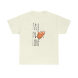 Fall In Love Design Unisex Heavy Cotton Tee | The Bloodhound Shop
