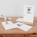 2021 Official Fur Baby Cartoon FBC Vertical Desk Calendar