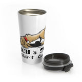 Search and Sniff Hound Stainless Steel Travel Mug - The Bloodhound Shop