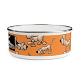 2021 Bloodhound Orange FBC Enamel Bowl