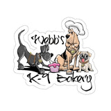 Webb's K-9 Bakery FBC Kiss-Cut Stickers