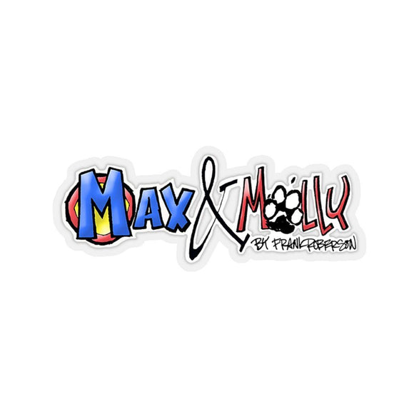 Max & Molly Comic Logo FBC 2021 KIss-Cut Stickers