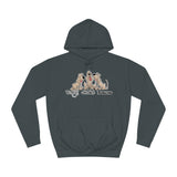 Three Red Hounds Unisex College Hoodie | The Bloodhound Shop