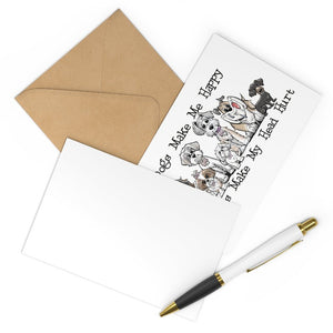 2021 Dogs Make Me Happy FBC Postcards (7 pcs)
