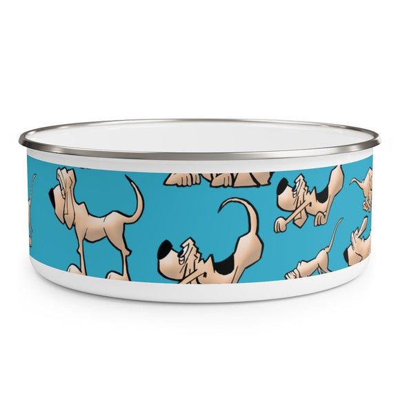 2021 Bloodhound Aqua FBC Enamel Bowl