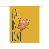 Fall In Love Design Garden & House Banner | The Bloodhound Shop