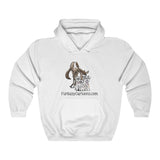 Official Fur Baby Cartoons 2021 Logo FBC Unisex Heavy Blend™ Hooded Sweatshirt