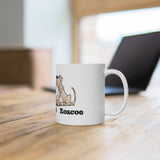 Three Red Hounds White Ceramic Mug | The Bloodhound Shop