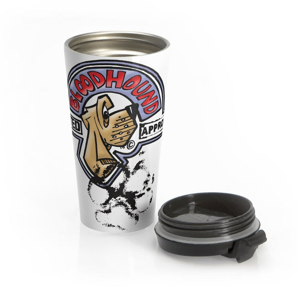 Bloodhound Tested Approved Stainless Steel Travel Mug - The Bloodhound Shop