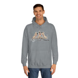 Three Red Hounds Unisex College Hoodie | The Bloodhound Shop