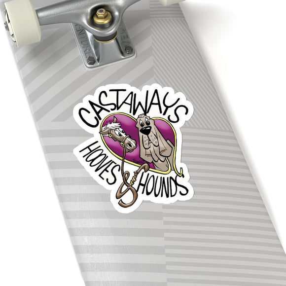 Castaways Hooves & Hounds Kiss-Cut Stickers
