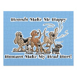 2021 Hounds Make Me Happy FBC 252 Piece Puzzle