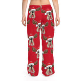 Christmas Moose Hound Women's Pajama Pants (AOP) | The Bloodhound Shop