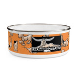 2021 Bloodhound Orange FBC Enamel Bowl