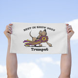Trumpet Best In Show Rally Towel, 11x18 | The Bloodhound Shop