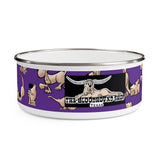 2021 Bloodhound FBC Purple Enamel Bowl