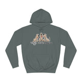 Three Red Hounds Unisex College Hoodie | The Bloodhound Shop