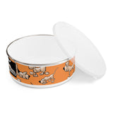 2021 Bloodhound Orange FBC Enamel Bowl