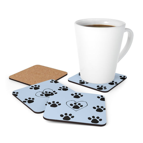 Paws With A Heart FBC Corkwood Coaster Set