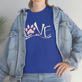 Paw Love Unisex Heavy Cotton Tee