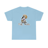 Beagle Dog Mom Unisex Heavy Cotton Tee | The Bloodhound Shop