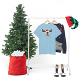 Christmas Moose Hound Unisex Heavy Cotton Tee