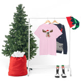 Christmas Moose Hound Unisex Heavy Cotton Tee | The Bloodhound Shop